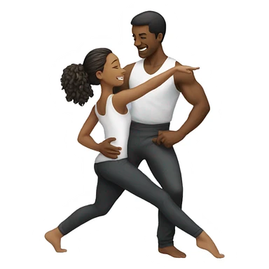 Dance with girl sticker
