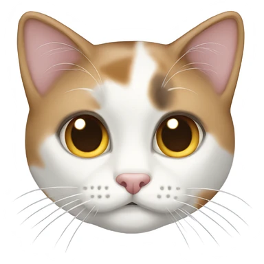 Dilute calico cat sticker