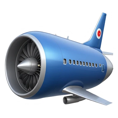 B737 Strong big Jet Engine sticker