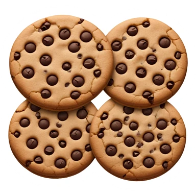 dark brown cookie sticker