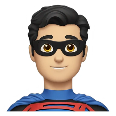 Superman black cat sticker