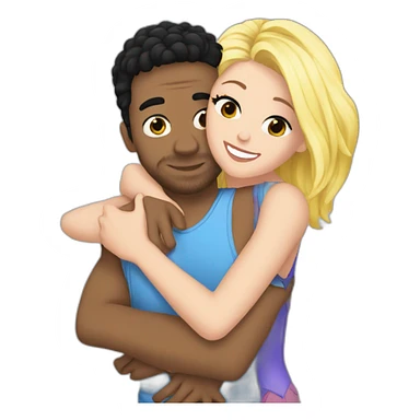 katy perry hug Shakira sticker