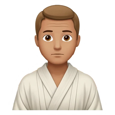 Man at temple sticker