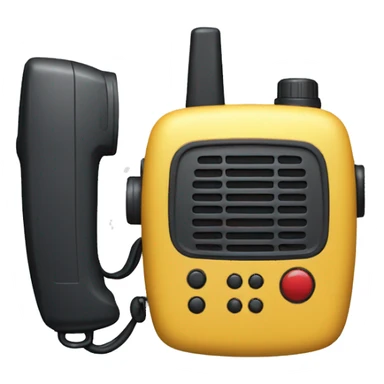 80's Walkie talkie sticker