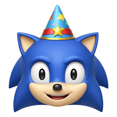 Sonic happy Birthday sticker