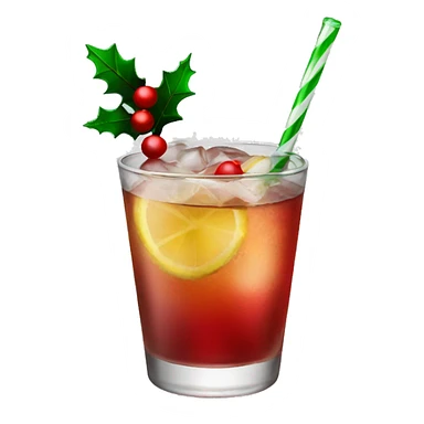 Christmas cocktail  sticker