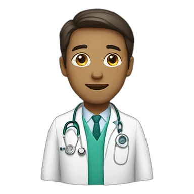 white coat doctor sticker