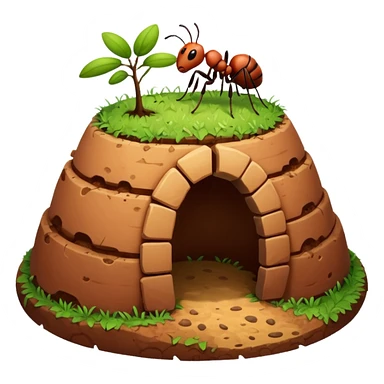 ant hill sticker