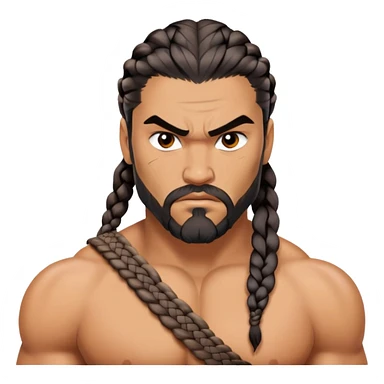 Khal Drogo portrait sticker