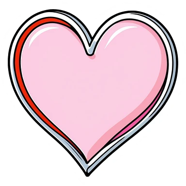 Chrome of hearts sticker