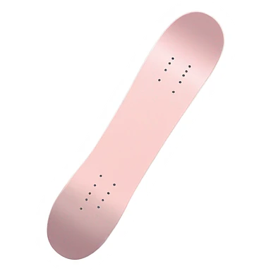 soft pink snowboard sticker