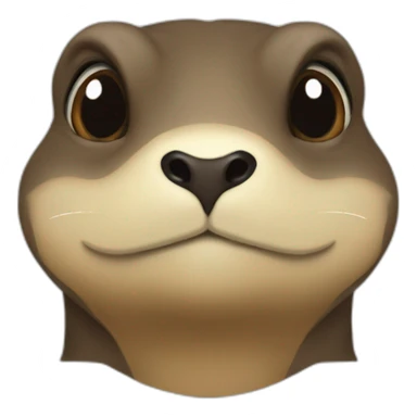 Tortue loutre sticker