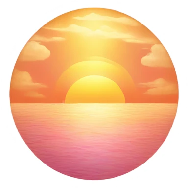 Sun rising  sticker