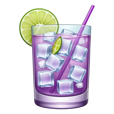 Cocktail light purple sticker