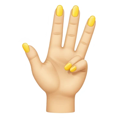 I want a classic emoji with hand finger sticker