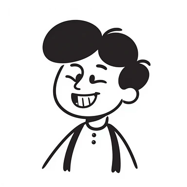 funny suspenders doodle sticker