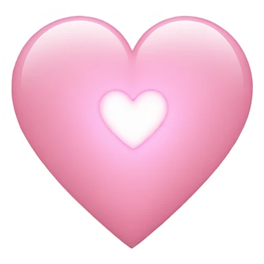 heart with light pink sticker