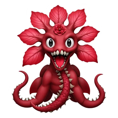 La flor del demogorgon sticker