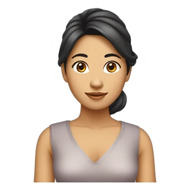 Une femme cambodgienne jeune  sticker