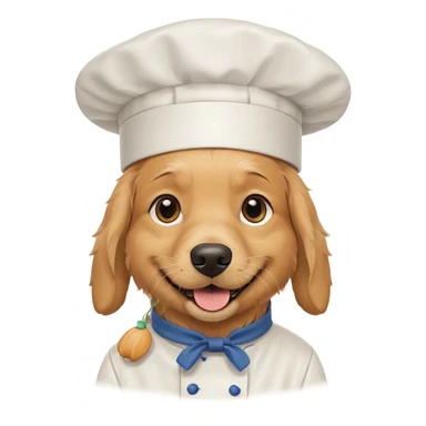 chef dog sticker