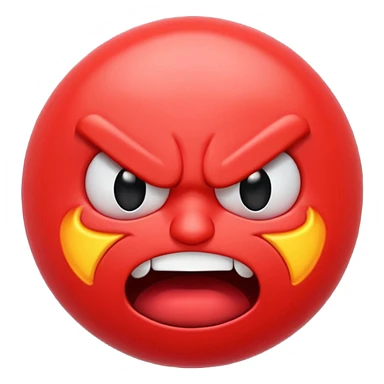 Angry emoji sticker