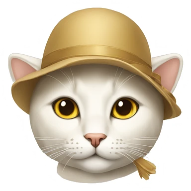gatto con una cloche sticker