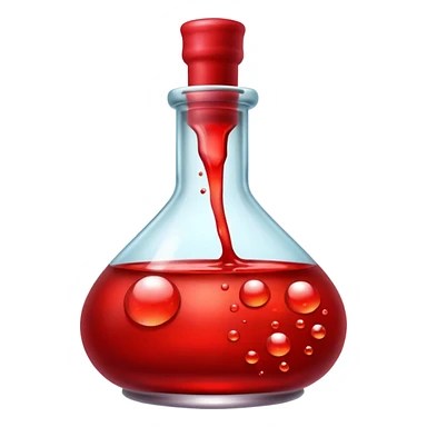 Red health potion sticker