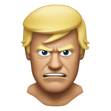 Donald Trump as wrestler sticker