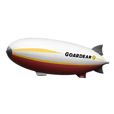 zeppelin NT model airship with Goodyear logo sticker