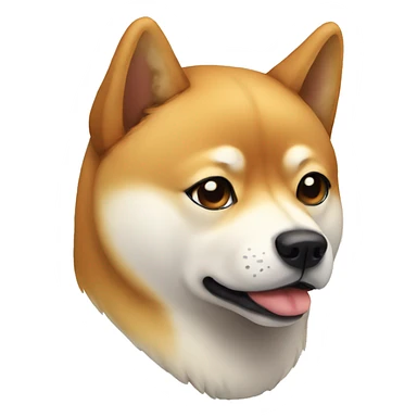 Sad Shiba Inu sticker