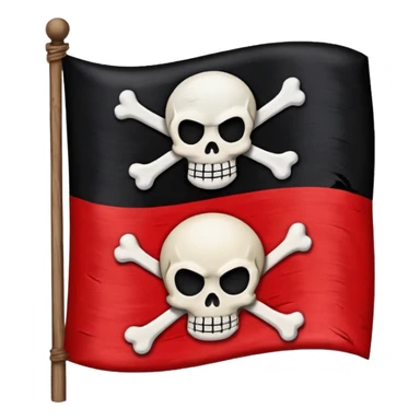 Luffy flag sticker