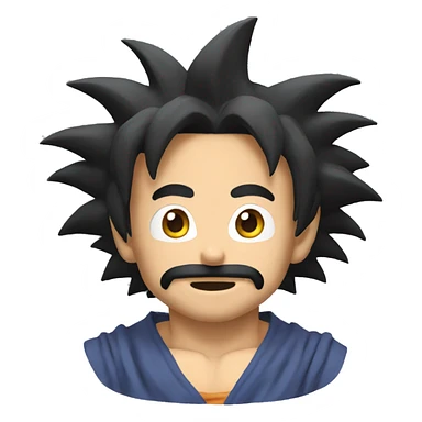 goku che usa il computer sticker