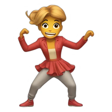 Voguing pose sticker