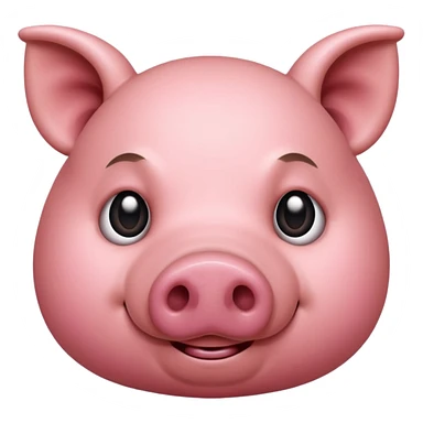 realistic pig sticker