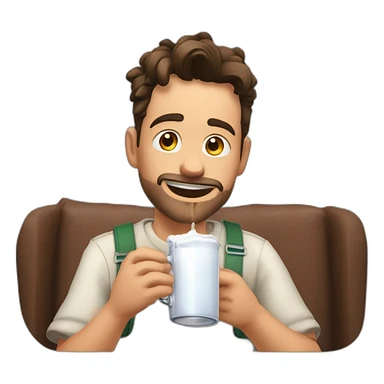 danidev the guy who drinks milk and talks about karlson on steam sticker