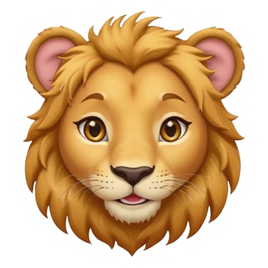 Happy cute Lioness sticker