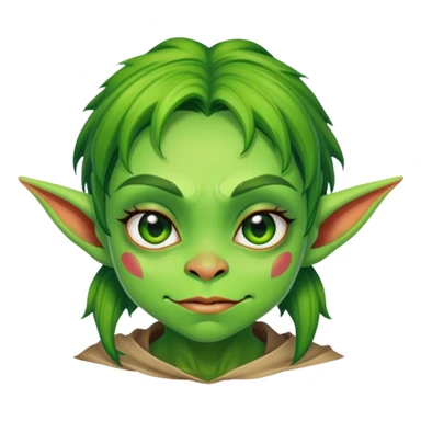 girl goblin sticker