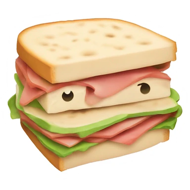 cute sandwich sticker