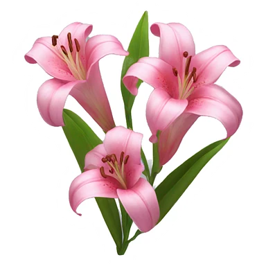Pink Lillies sticker