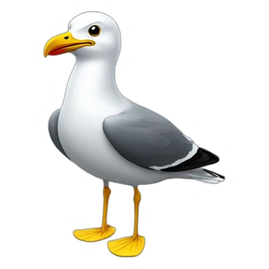 Captain gull sticker