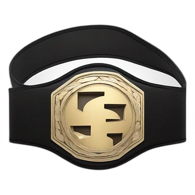 Khabib white ufc belt sticker