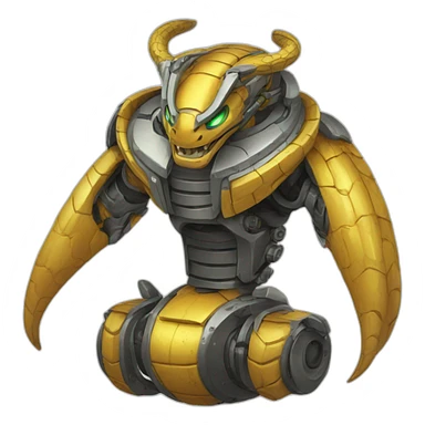 robot king cobra sticker