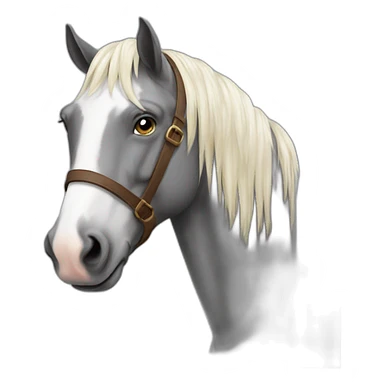Draft horse sticker