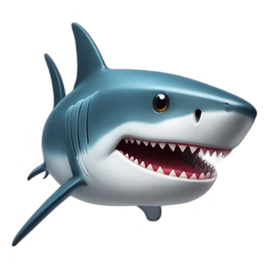 requin avec une uitre enorme dans la bouche sticker