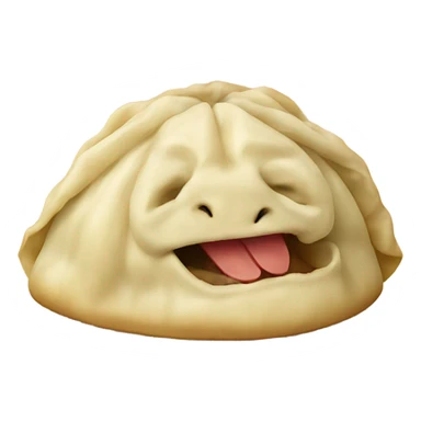 dumpling eat dinosaur sticker