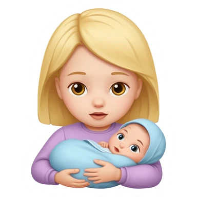 newborn baby girl sticker