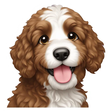 bernedoodle puppy sticker