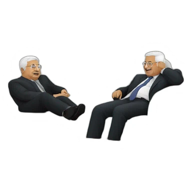 Mahmoud abbas nap meeting sticker