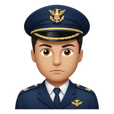 powerful pumped-up fighter of the navy sticker