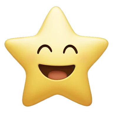 happy star sticker